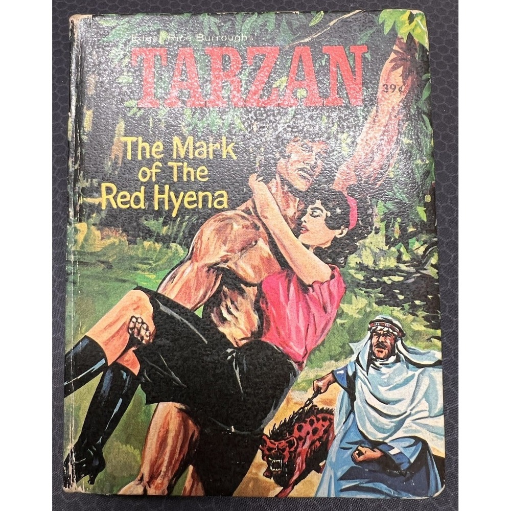 Big Little Book TARZAN Mark of the Red Hyena Hardcover 1967 Vintage Whitman
